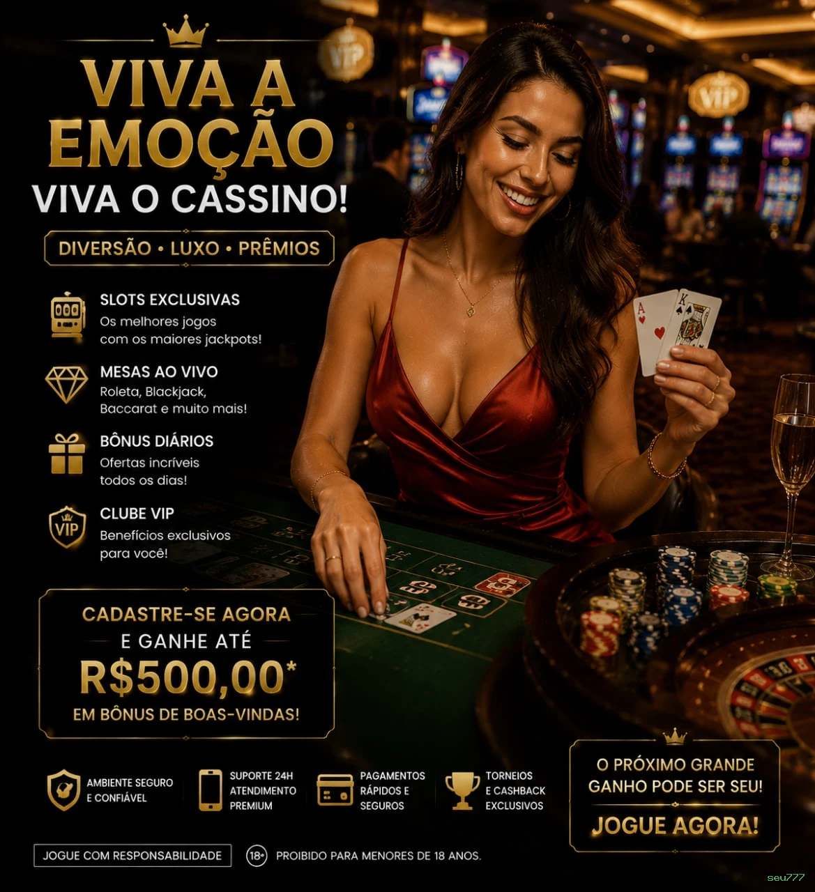 Notificações e promoções